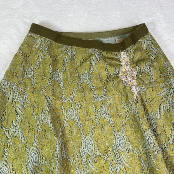 Free people acrylic wool lace maxi skirt sz SP *O - Picture 3 of 10